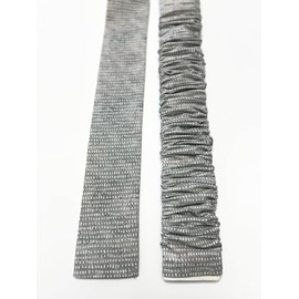 LONG LENGTH, Slip-on Handmade Lamp Cord Cover, Mini Brush Strokes on light grey, Fabric cover, Electrical Cord Cover, hide a cord, cable management sleeve