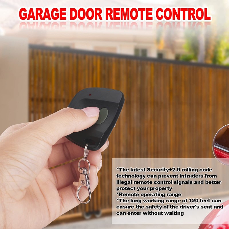 Kingdder 3 Pieces Gate Opener Remote Compatible with Multicode 300mhz