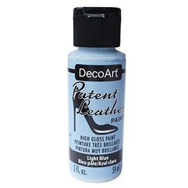 Deco Art Americana Patent Leather Jar of Paint, Acrylic, Light Blue, 3.5 x 3.5 x 10 cm