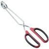 HINMAY Stainless Steel Scissor Tongs with Comfort-Grip Handle 12-Inch