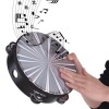 Unbranded 8 Inch Wooden Tambourine Handbell Hand Drum with Double