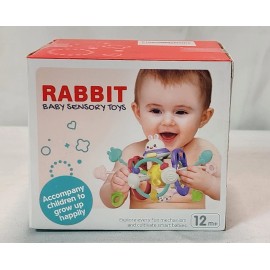 Osimily Rabbit Baby Sensory Learning Fine Motor Skills Travel Sensory Toys 12M+