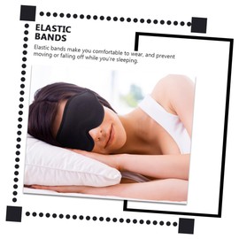 SAFIGLE Memory Cotton Eye Mask Breathable Blindfold for Comfortable Sleep Travel Friendly Design for Naps and Lightweight and Compact for Airplane Use
