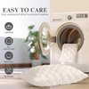 4AS Quilted Pillow Protectors 48x74cm – 100% Cotton, Breathable, Zipped
