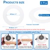 PATIKIL 3" ID 4.7" OD Plastic Trim Ring, 6 Pcs