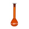 Volumetric Flask, 100ml - Amber - Fitted with 14/23 Polypropylene