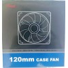 Rosewill RFA-120-K 120mm Case Cooling Fan with LP4 Adapter -