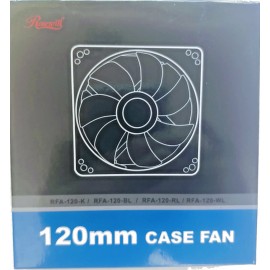 Rosewill RFA-120-K  120mm Case Cooling Fan with LP4 Adapter - Sleeve Bearing
