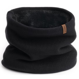 FURTALK Winter Neck Warmer Men Ski Neck Gaiter Scarf For Men Women Thick Warm Fleece Windproof Scarves