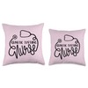 RN Genetic Testing Nurse NP Cute Genetics Nursing Throw Pillow
