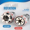 Abruga Upgraded Adjustable Universal Socket Wrench, Manual Socket Wrench, Multifunctional