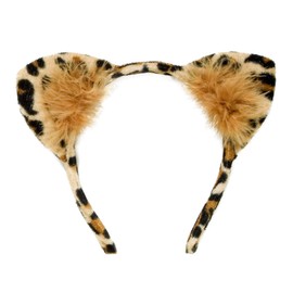 Velvet Leopard Ears Accessory for Animal Fancy Dress