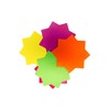 Neon Starbursts Cut-Outs - Perfect for School-Boards, Offices, Memos, Arts