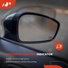 A-Premium 2-PC Driver and Passenger Side Heated Mirror Glass with