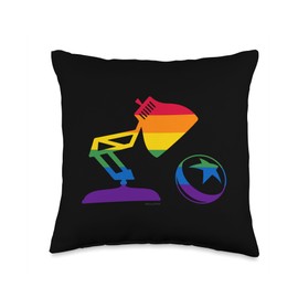 Pixar Ball and Luxo Jr. Rainbow Collection Throw Pillow