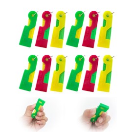 Automatic Needle Threader,2025 Needle Threaders for Hand Sewing,Plastic Sewing Machine Needle Threade for Embroidery Cross Stitch Craft,Automatic Needle Threaders for Hand Sewing(Random Color) (8)