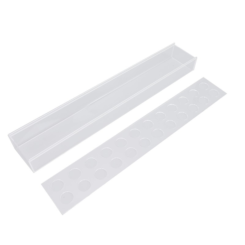 Acrylic Flower Vase Clear Rectangular Centerpiece Box Home Decoration for