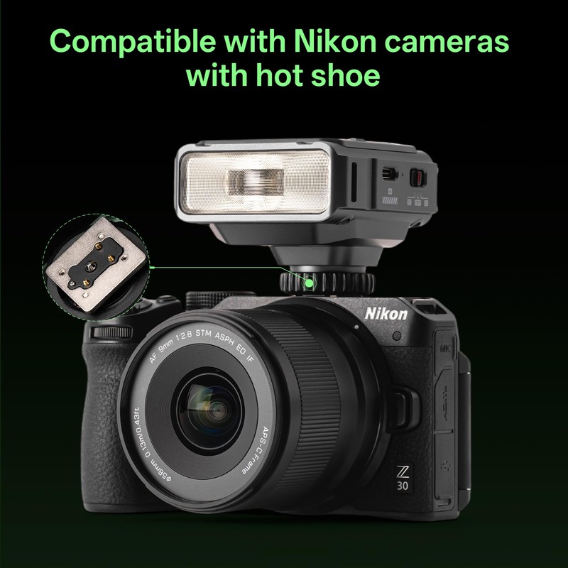 VILTROX Spark Z3-N TTL Camera Flash for Nikon, Retro Hot