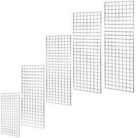 5ft Mesh NEW HEAVY DUTY GRID WALL/GRIDWALL MESH CHROME DISPLAY PANEL