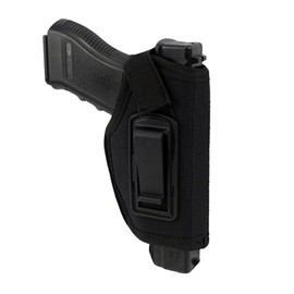 Nexxxly Hip Holster, Handgun, Holster, Gun Case, Survival Game, Military, Nylon, Tactical, Fits Small Handguns, Right Handed (Black)