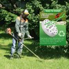 Weed Brush Cutter, 32 Nylon Grass Ropes, Wild Weed Brush,