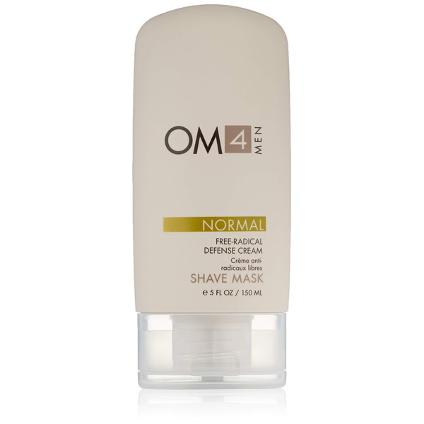 Organic Male OM4 Normal Shave Mask: Free Radical Defense Cream,