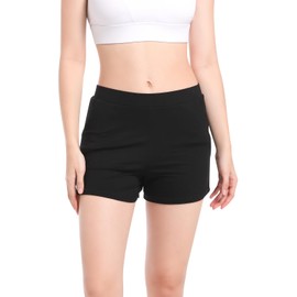 Incontinence Underwear for Women Washable - Women’s Leak Proof Underwear Reusable Incontinence Underwear for Women Bladder Control Incontinence Overnight Sleep Shorts Boyshort Black-XL