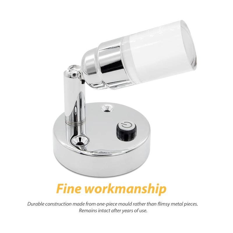 Dream Lighting 12v LED Reading Light Caravan Boat Campervan Motorhome