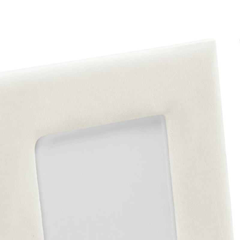 AmeliaHome Velvo Cream Velvet Look Picture Frame, Velvo Cream
