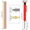 2 Pack Solid Carpenter Pencil Set for Construction with 12