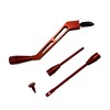 IBESTWOLF Red Billet Aluminum Shifter Turn Signal Lever Hazard Tilt