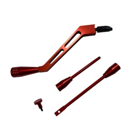 IBESTWOLF Red Billet Aluminum Shifter Turn Signal Lever Hazard Tilt Kit for GM Columns for 1967-1994 Chevy GMC Buick Oldsmobile Pontiac Olds