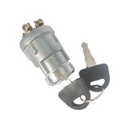 MIDIYA Ignition Starter Switch with 4 Position 4 Connection Terminal 2 Keys for Car, Moto, Tractor, Forklift, Truck, Scooter, Trailer, Agricultural,Modified Car Pit Quad Go Kart UTV Moped Buggy…