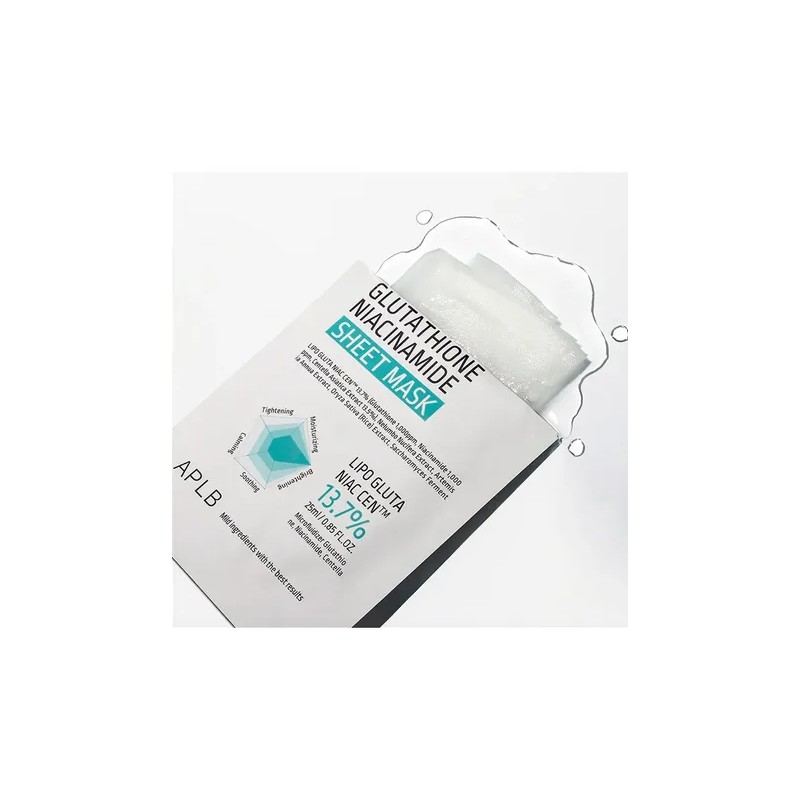 Mascarilla Facial Aplb Glutatión Y Niacinamida 25ml
