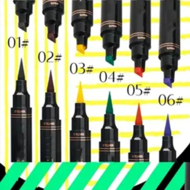Universo en Linea Delineador De Ojos Sello Eyeliner Colores Larga