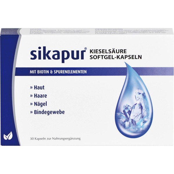 sikapur Kieselsäure Softgel-Kapseln , 30 pcs. Capsules