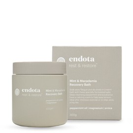 endota Rest and Restore Mint & Macadamia Recovery Bath, 300g