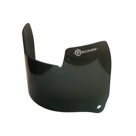 Precision Football Helmet Visor Transparent Colors // Fits Major Brands Kids, Youth & Adult Helmets // Eye Protection for Helmet and Facemask // Transparent Colors (Midnight Black 2.0)