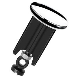 40mm Pop Up Sink Plug Replacement, Adjustable Height Rust-Proof and Durable Plastic Brass Construction, Universal Bathroom Sink Plugs, Waterproof Rubber Sealing, Plugs for All Standard Sinks - Black