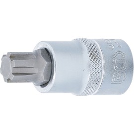 BGS 4157 | Bit Socket | 12.5 mm (1/2") Drive |Spline (for Ribe) M13
