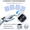 Productivity Timer Flip Gravity Sensor Cube Timer Countdown & Countup,Mute