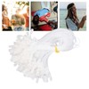 200pcs Invisible Fishing Line Elastic Wire for Hair Extensions Transparent