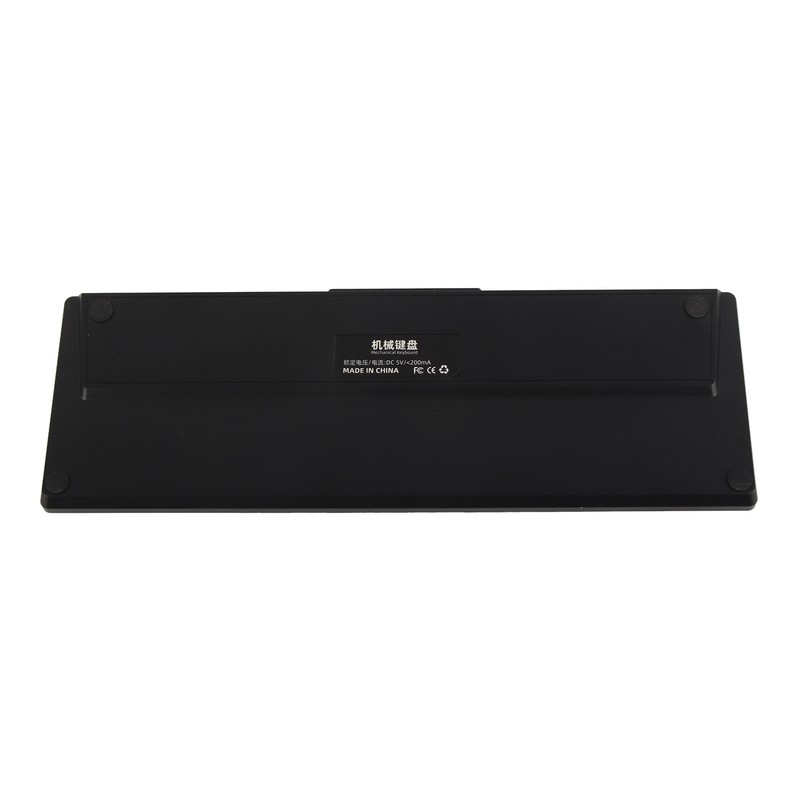 Mechanical Keyboard 68 Keys RGB Backlight Compact Wired Keyboard with