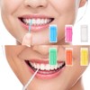 Double-Sided Plastic Toothpicks, Toothpick Brush, Pack of 240 Disposable Interdental