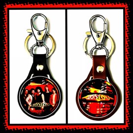 BOSTON DON’T LOOK BACK LEATHER KEYCHAINS LOT OF TWO
