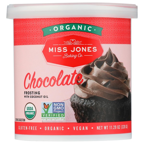 Miss Jones - Escarcha orgánica para hornear, vainilla (1 unidad)