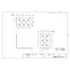 DAIDOHANT Multi L-Shape Reinforced Hardware, White (W)1.6 x (A)2.6 x