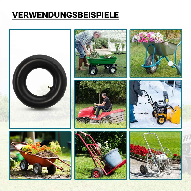 Wiltec 2x Air Hose Ride-On Mower 13 x 5.00-6 Tyre