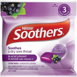 Nestle Soothers Throat Lozenges Blackcurrant 30 pack