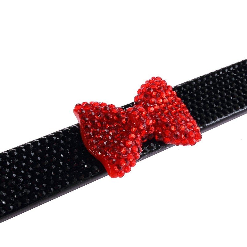 2 Pack Bling Rhinestone License Plate Frames for Women, Cute